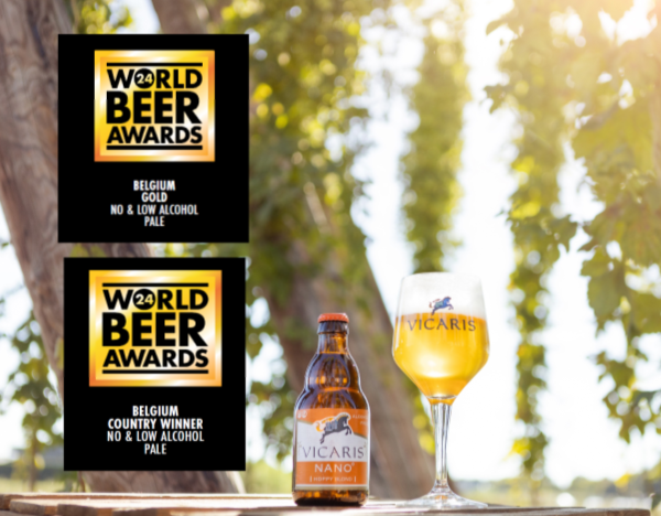Vicaris Nano° is beste alcoholvrije speciaalbier van België. 